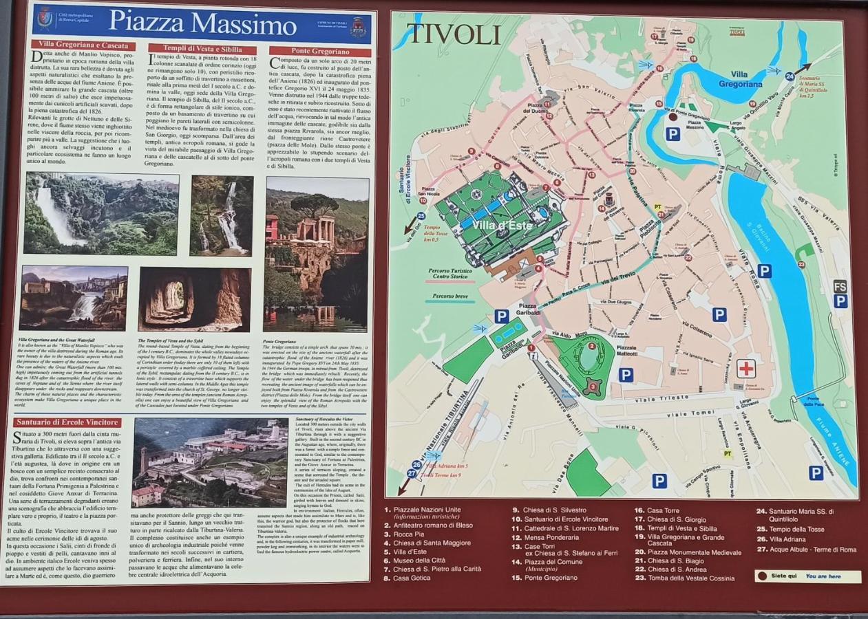 Alla Fontana Di Gemma Via Dei Sosii 69 Lägenhet Tivoli Exteriör bild